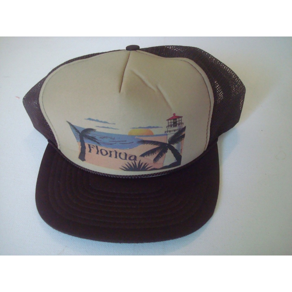 FLORIDA TRUCKER NOVELTY FUNNY  SNAPBACK 90S  00S Y2K  HAT CAP VINTAGE  C5